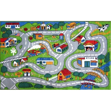 LA RUG, FUN RUGS LA Rug Fun Time Collection - Country Fun Rug - 19 x 29 Inch LA326413